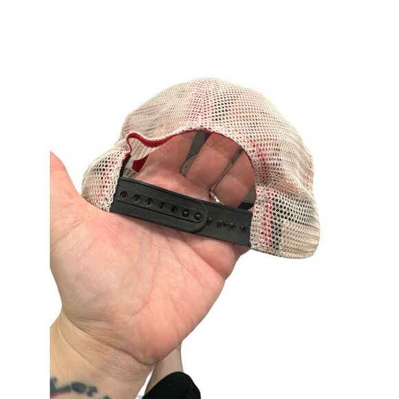 Yellowstone National Park Hat Snapback Baseball Cap Gray Black Bison Trucker - Picture 2 of 5